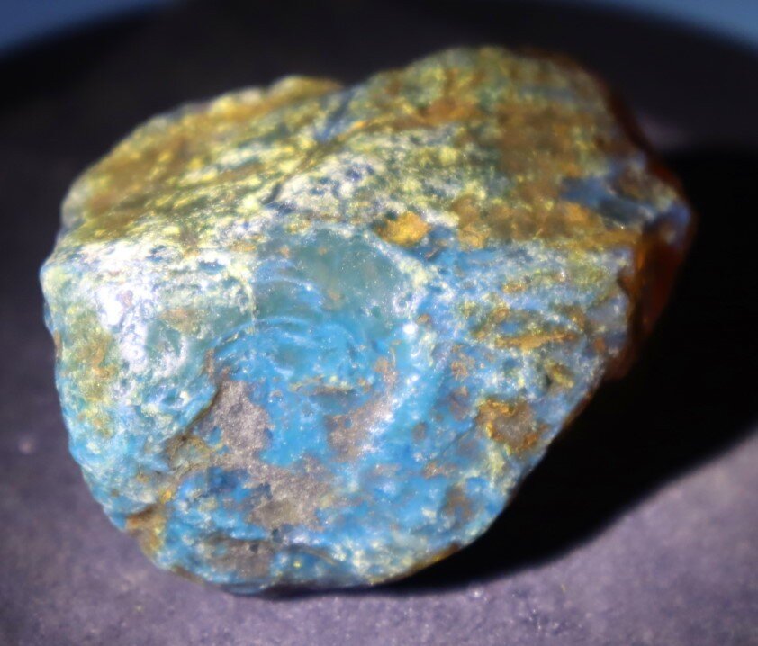 Impressive Natural Dominican Clear Light Blue Green Amber Rough Specimen 56mm 38g – photo 8