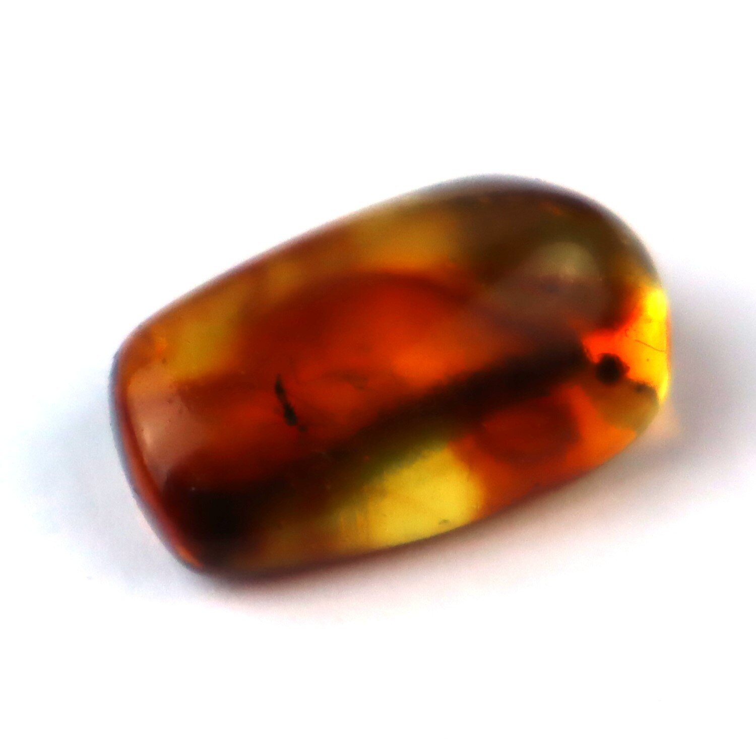 Biggest 5.3 grams Natural Dominican Amber Polished Stone 30mm – photo 5
