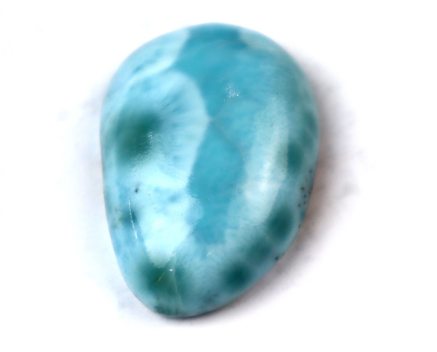 Charming Design Natural Deep Blue Larimar Cabochon 30mm – photo 6