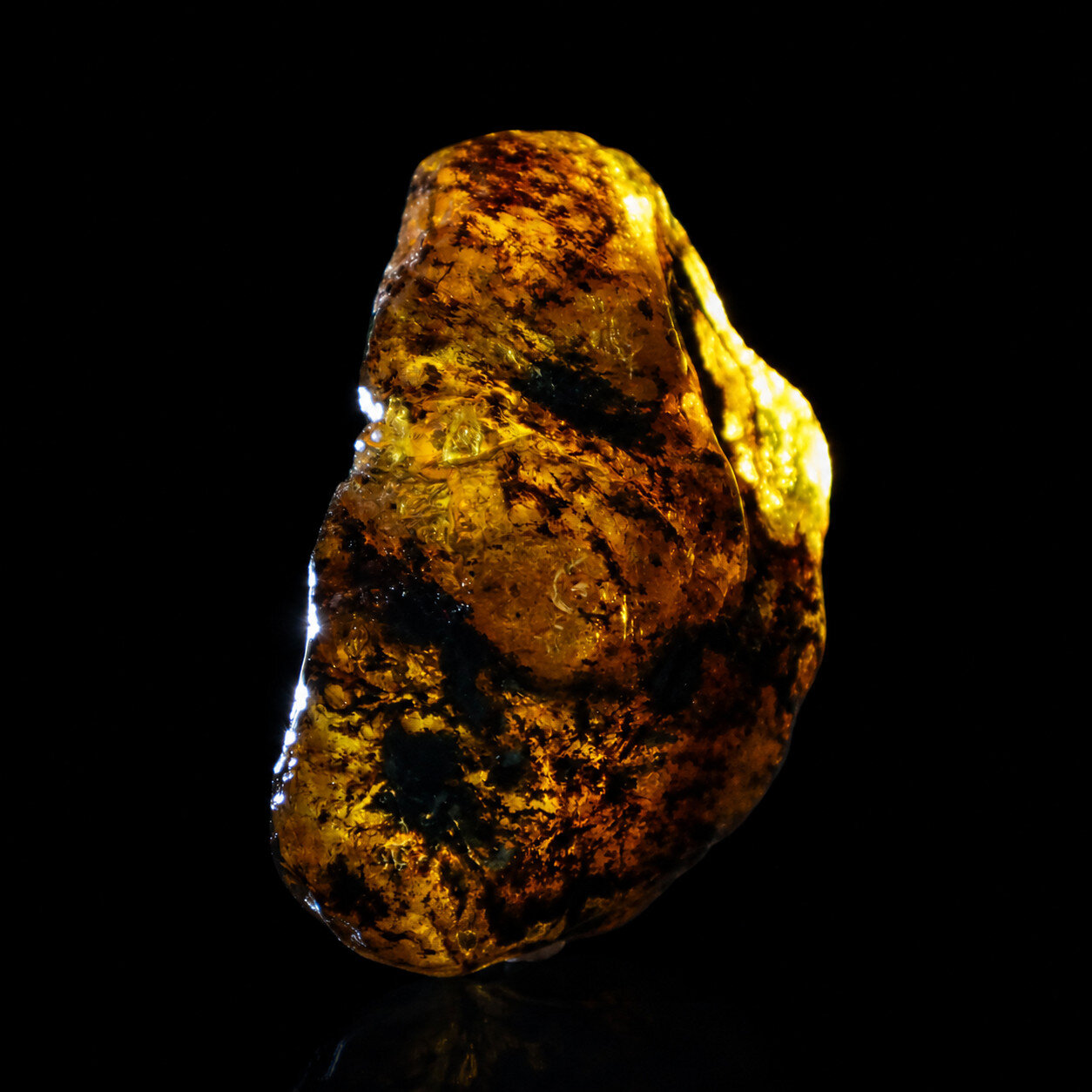 Genuine Authentic Green Blue Dominican Amber Rough Specimen Chunk 72mm 53.1g – photo 12