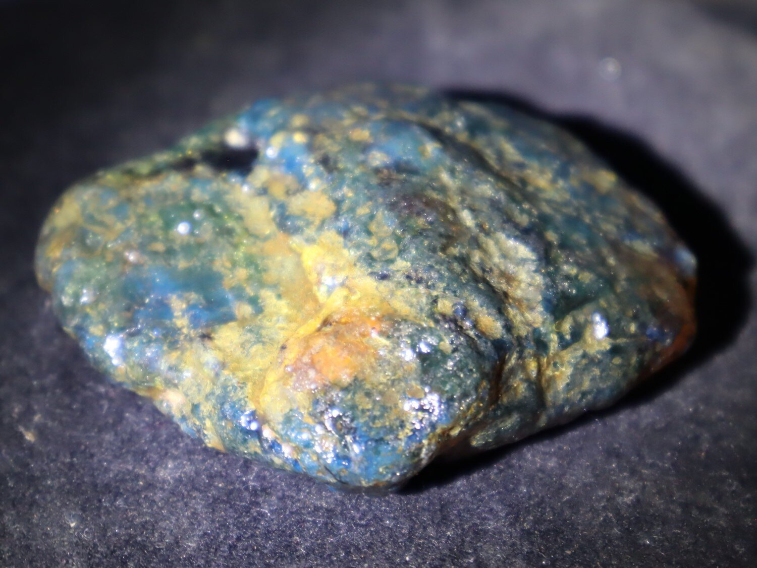 Impressive Natural Dominican Clear Green Blue Amber Rough Specimen 53mm 27.6g – photo 11