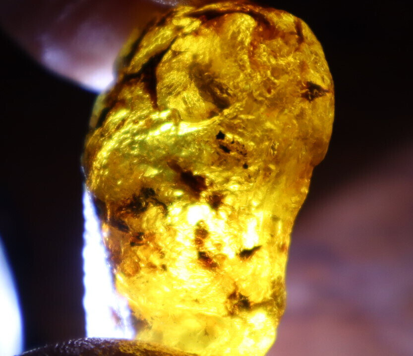 Excellent Natural Dominican Clear Yellow Blue Amber Rough Specimen 40mm 9.6g – photo 13