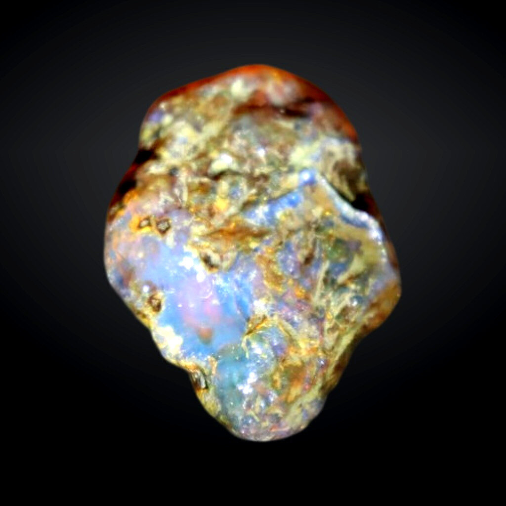 Excellent Green Blue Amber Rough Specimen Chunk 48mm 16.3g – photo 4