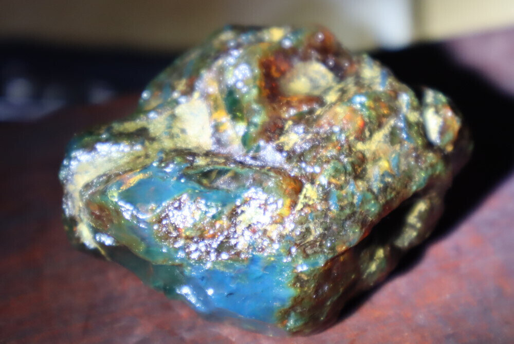Exquisite Natural Dominican Clear Sky Blue Amber Rough Specimen 56mm 27.4g – photo 4