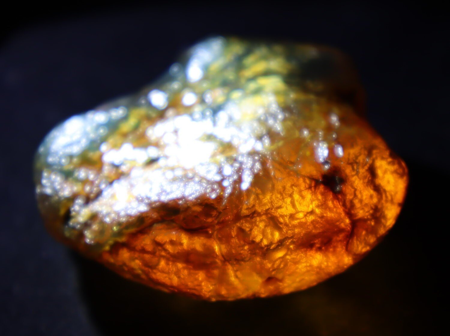 Impressive Natural Dominican Clear Green Blue Amber Rough Specimen 50mm 32.1g – photo 11