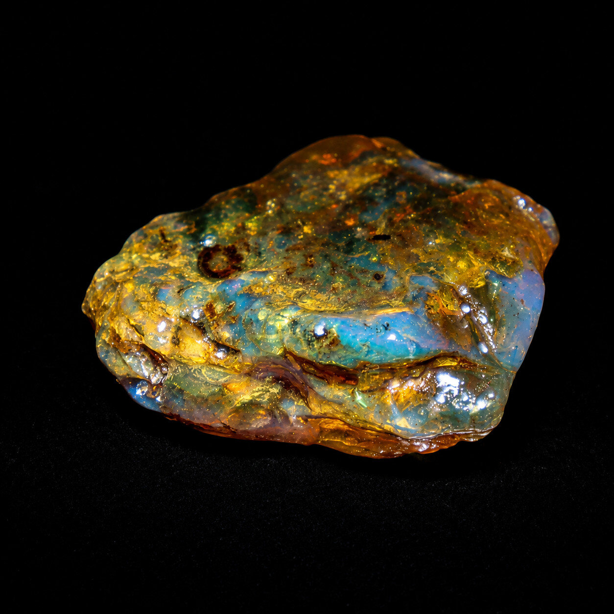 Statement Gift Sky Blue Dominican Amber Rough Specimen Chunk 41mm 10.4g – photo 5