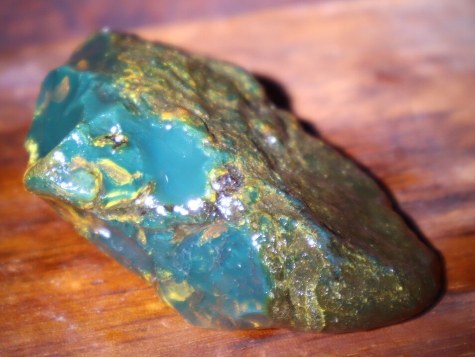Impressive Natural Dominican Clear Volcanic Blue Amber Rough Specimen 62mm 28.5g – photo 7