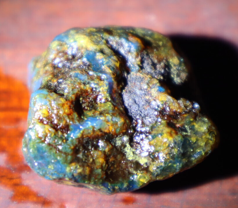 Beautiful Natural Dominican Translucent Sky Blue Amber Rough Specimen 31mm 10.1g – photo 7