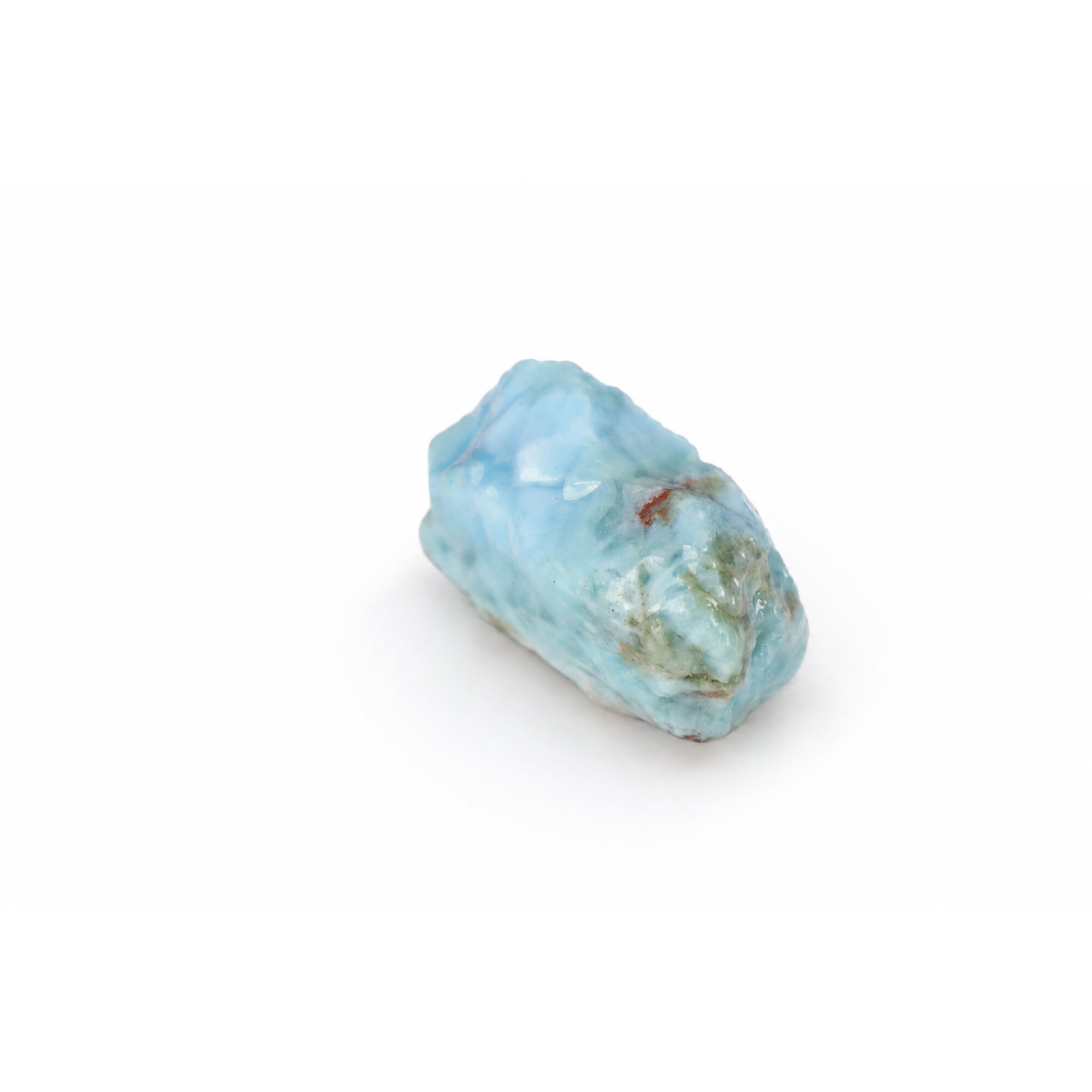 light blue Natural Dominican Larimar chunk Rough Specimen 26 mm – photo 2