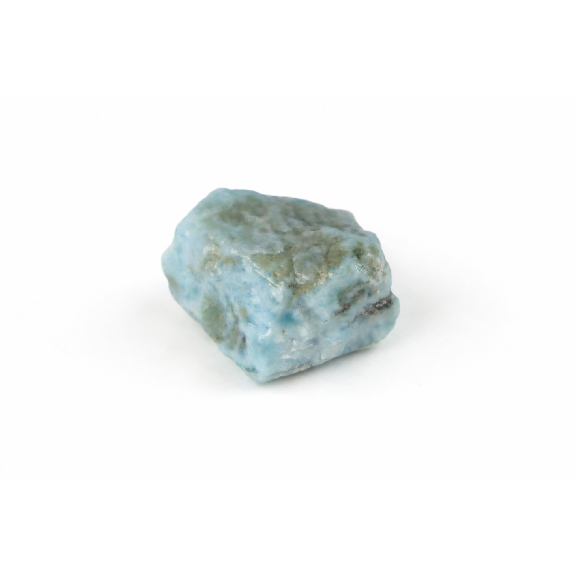 light blue Natural Dominican Larimar chunk Rough Specimen 30 mm – photo 5