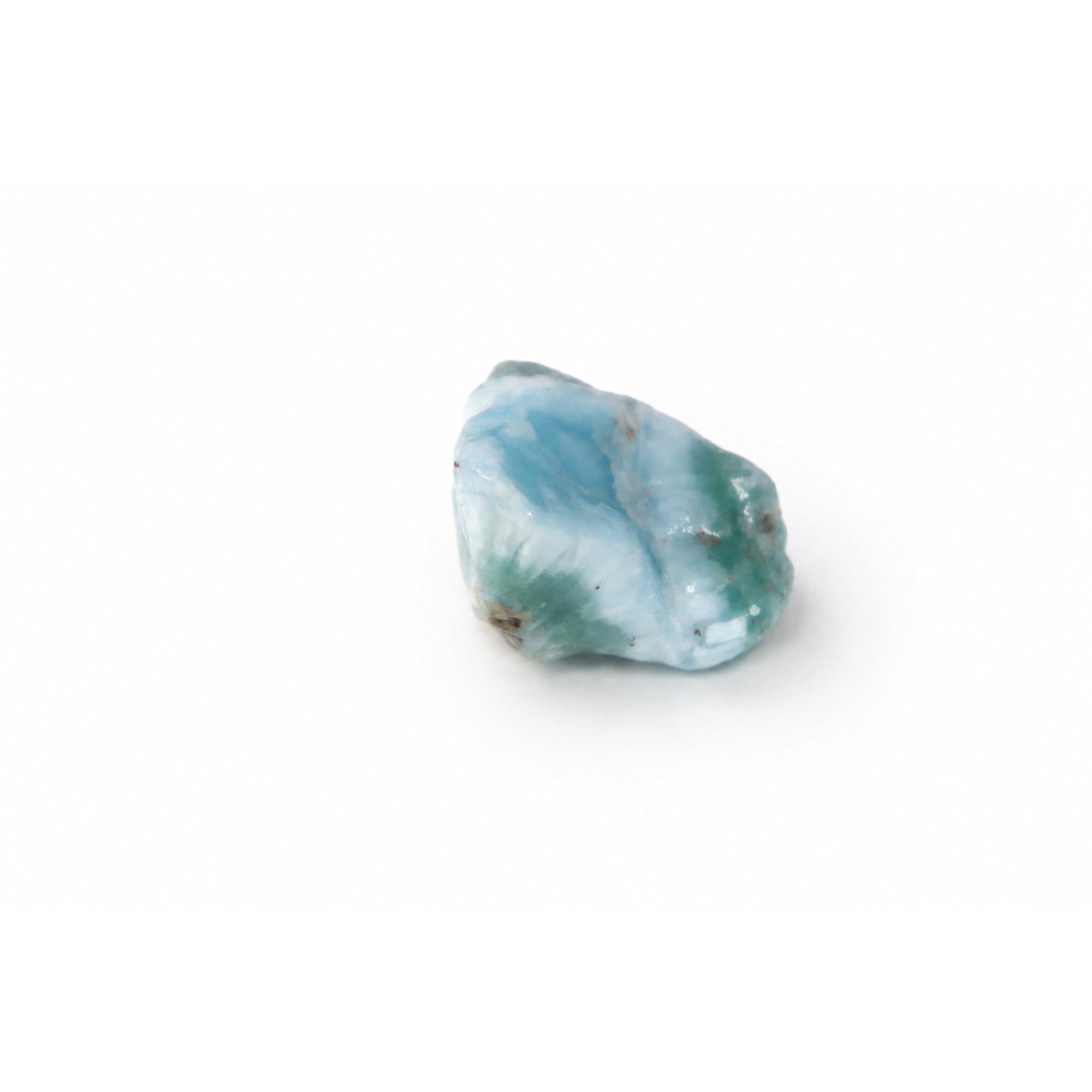 ocean blue Natural Dominican Larimar chunk Rough Specimen 40 mm – photo 4