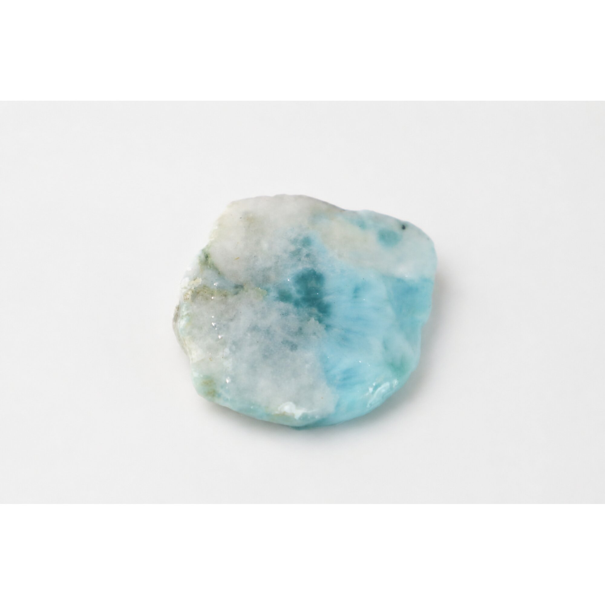 ocean blue Natural Dominican Larimar chunk Rough Specimen 32 mm – photo 4
