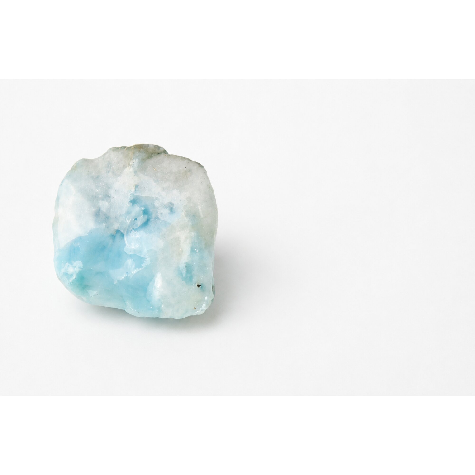 ocean blue Natural Dominican Larimar chunk Rough Specimen 32 mm – photo 7