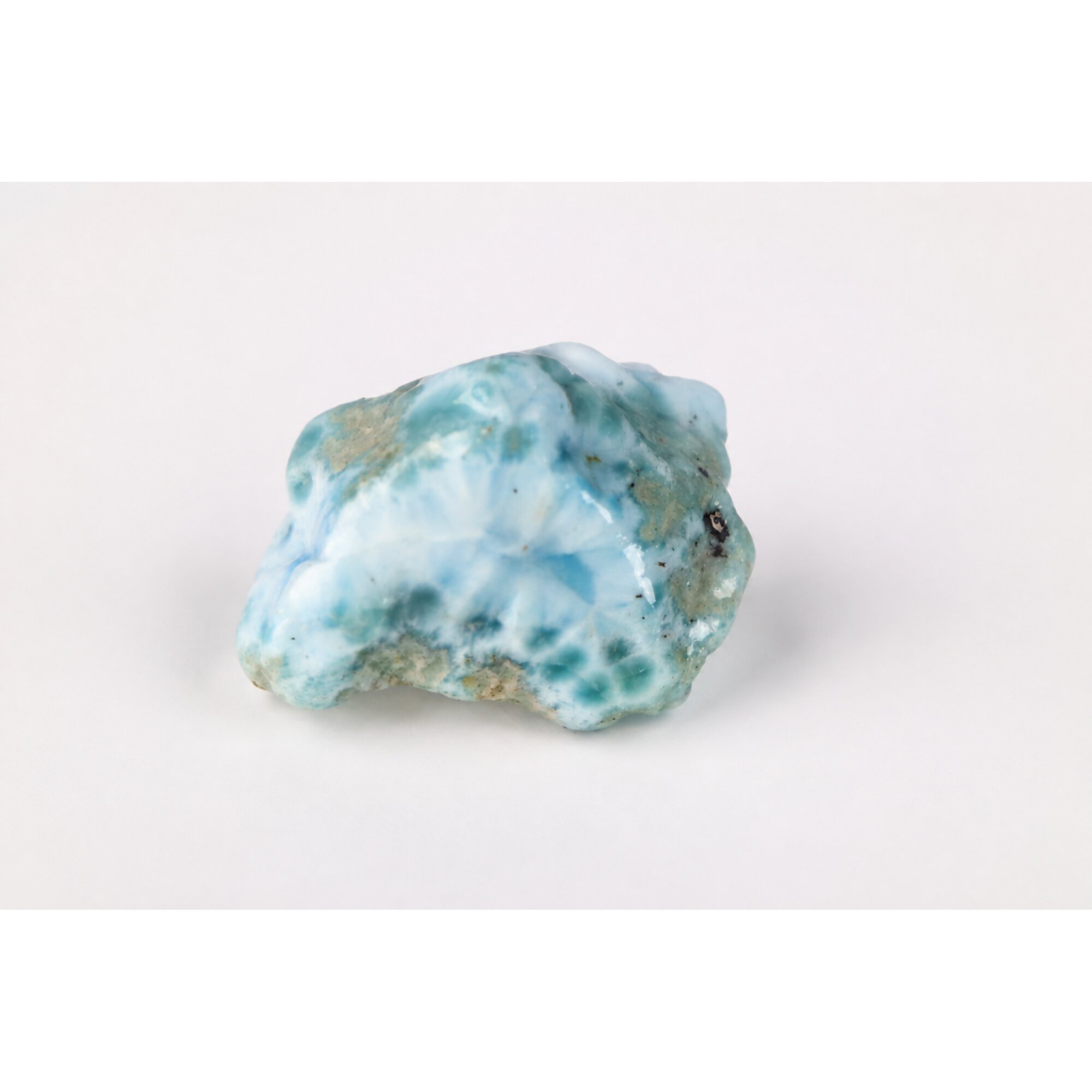 green blue Natural Dominican Larimar chunk Rough Specimen 43 mm – photo 5