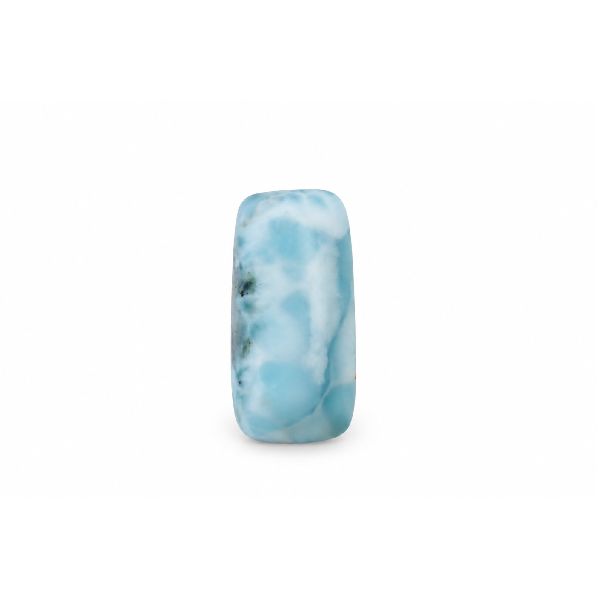 Genuine Light Blue Larimar Rectangle Stone 36mm – photo 3