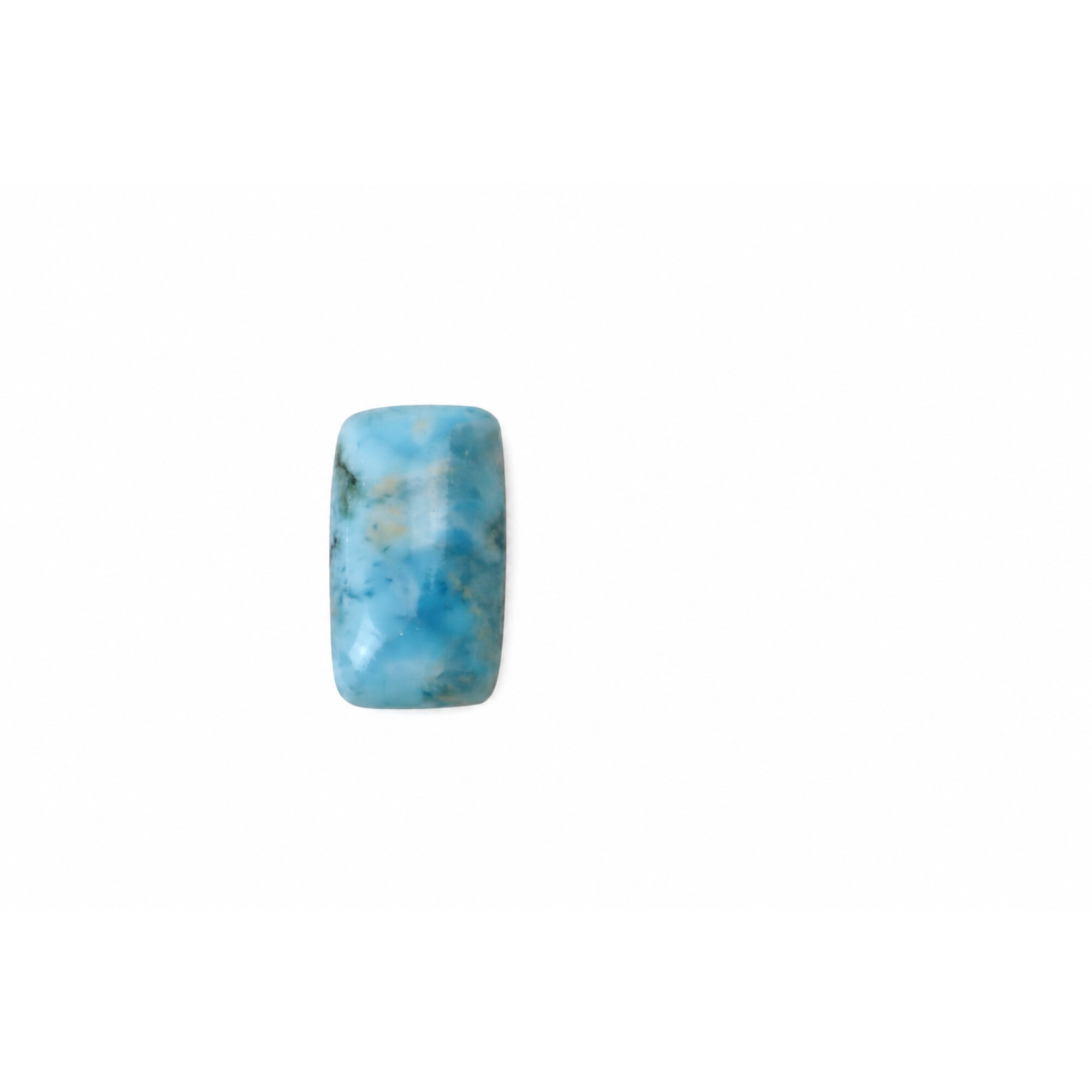 Genuine Sky Blue Larimar Rectangle Stone 24mm – photo 4