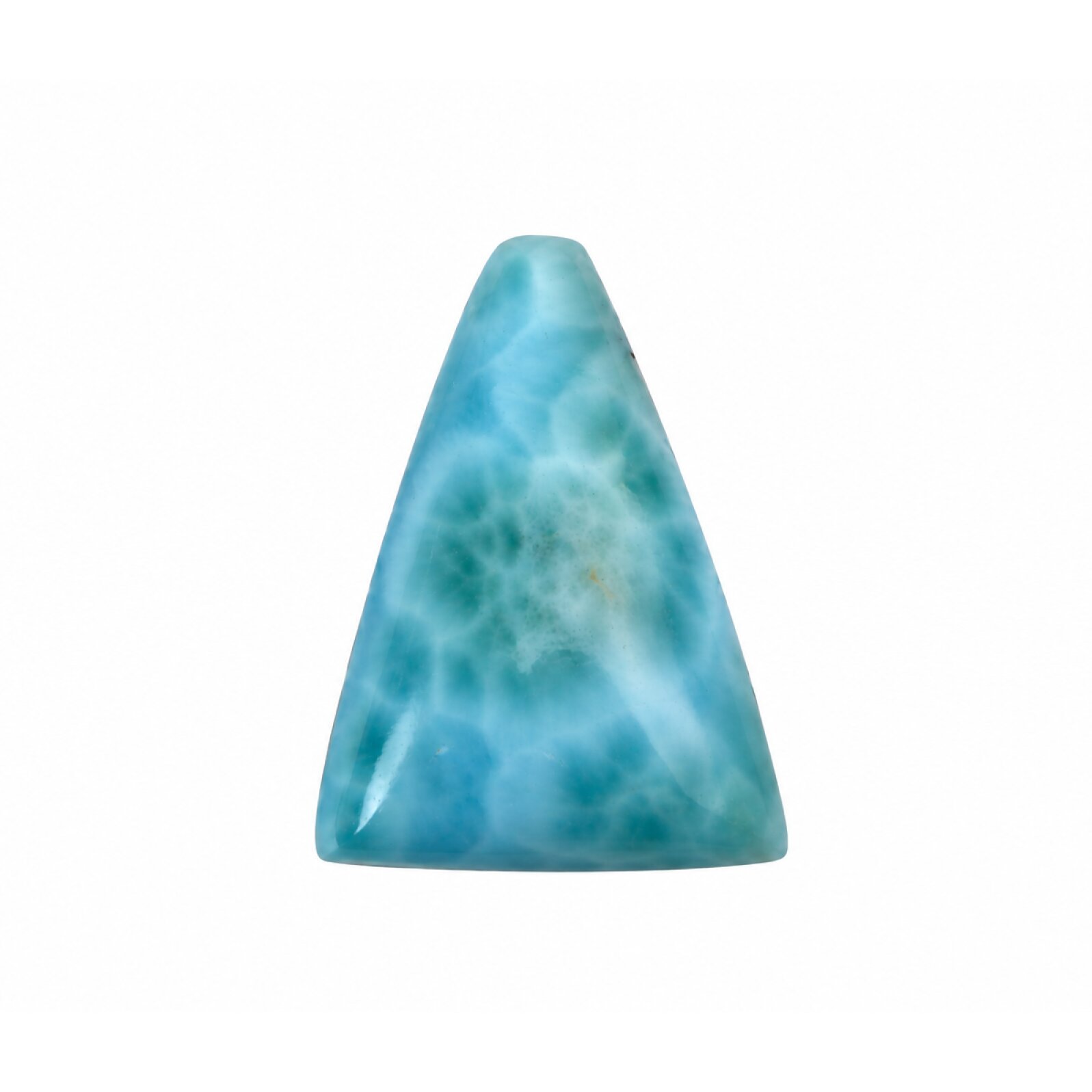 Genuine Handcrafted Polished: Natural Dominican Larimar Cabochon 28mm