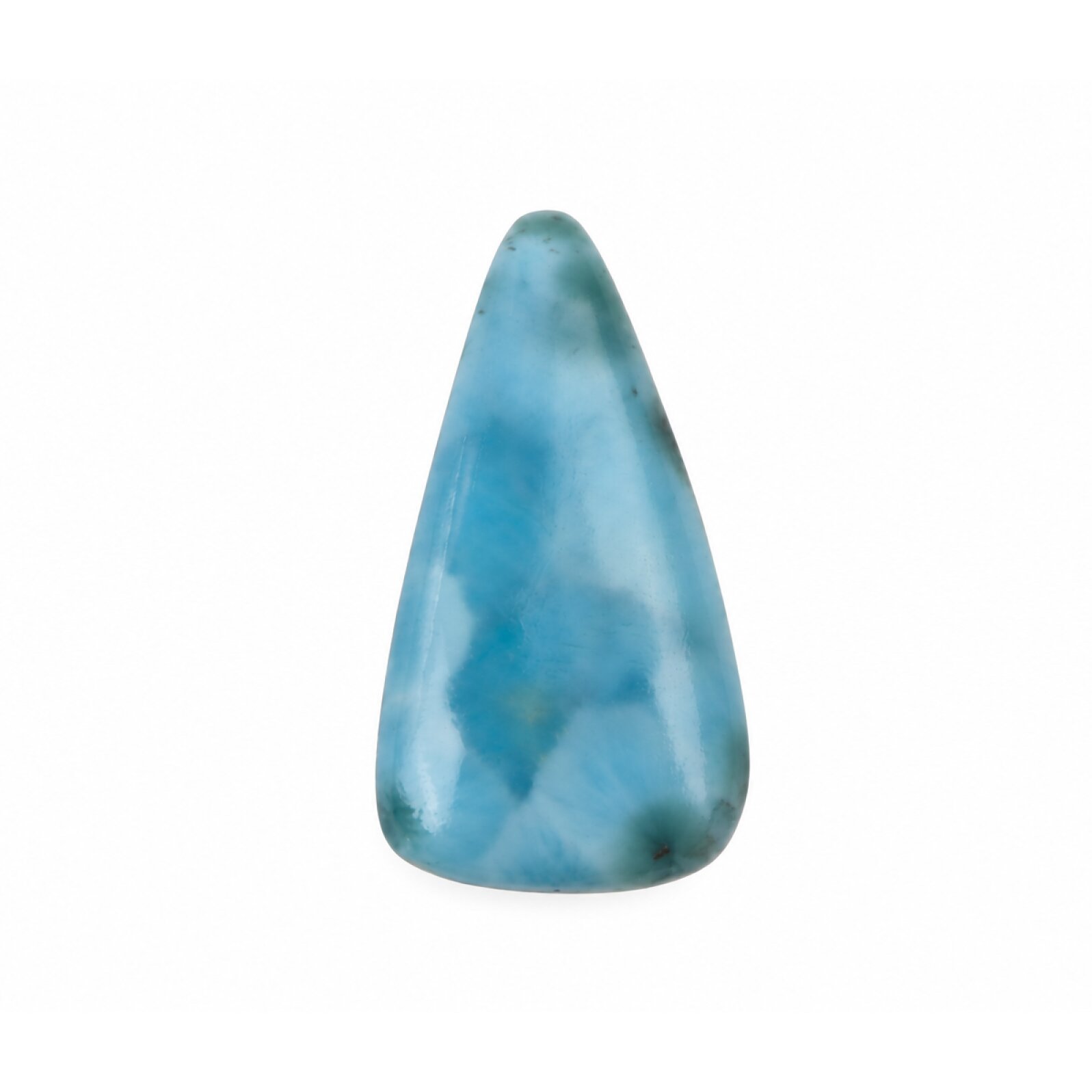 Expertly Crafted sky blue larimar Polished 37mm