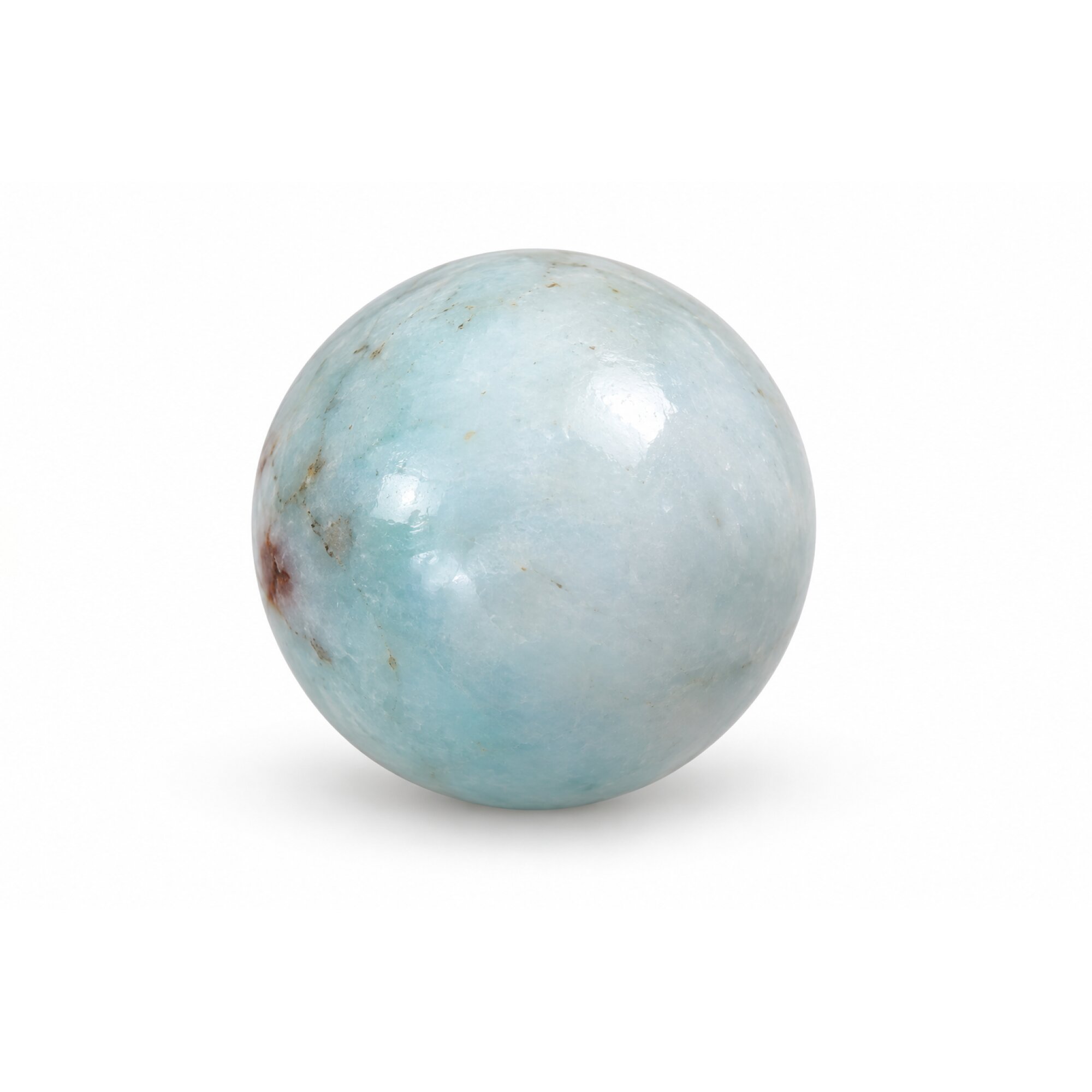 Authentic light blue Dominican Larimar bead 10.5mm