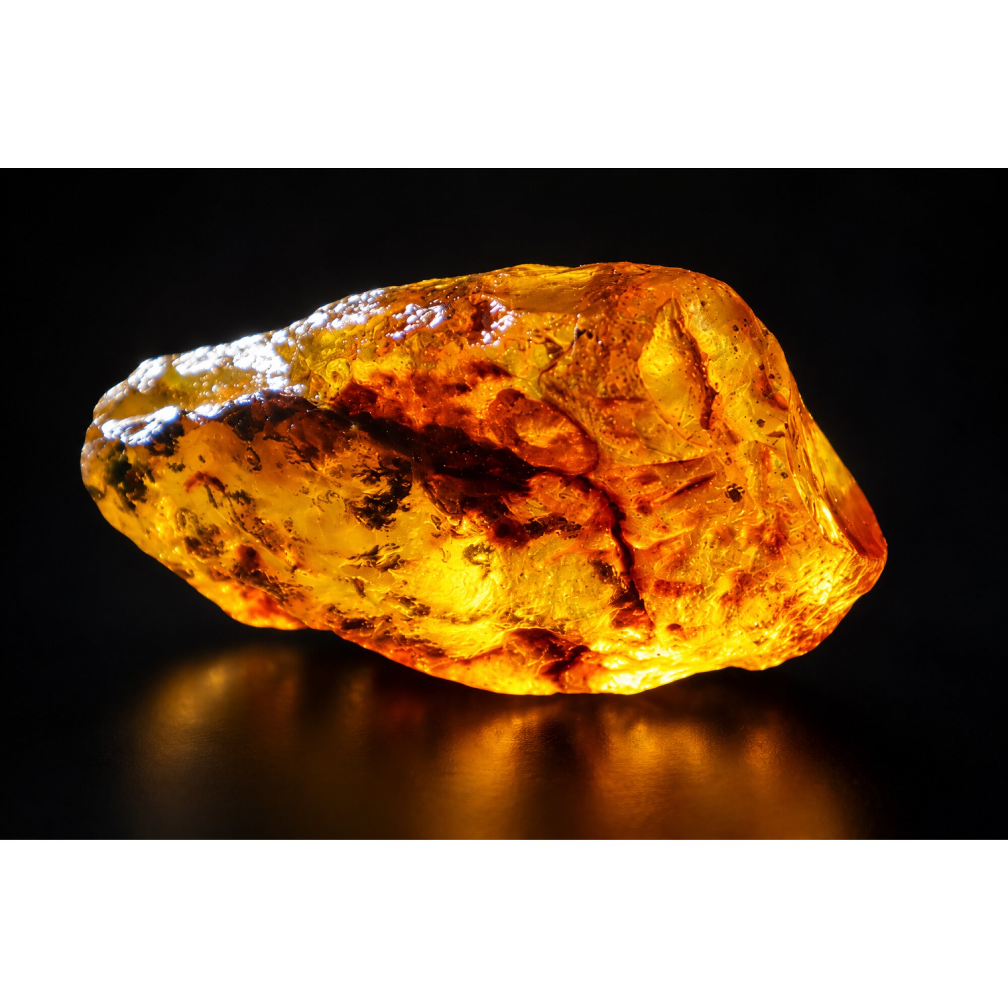 Earth mined sky blue rough specimen Dominican amber 8.7g – photo 4