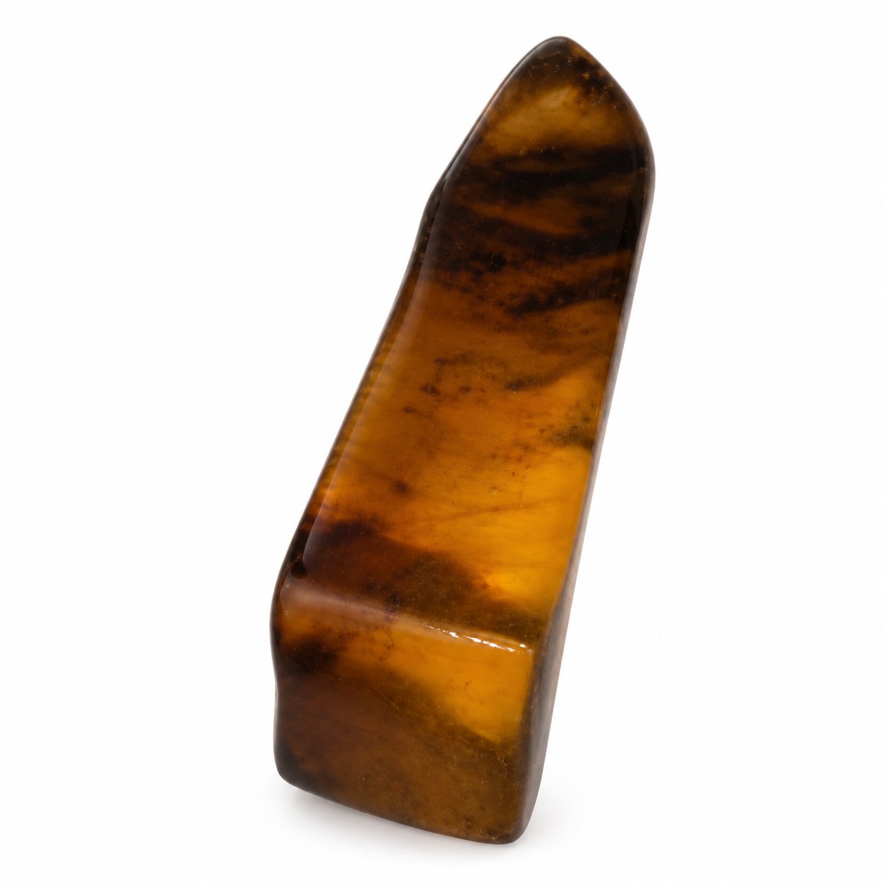 True caribbean orange green polished Dominican amber – photo 10