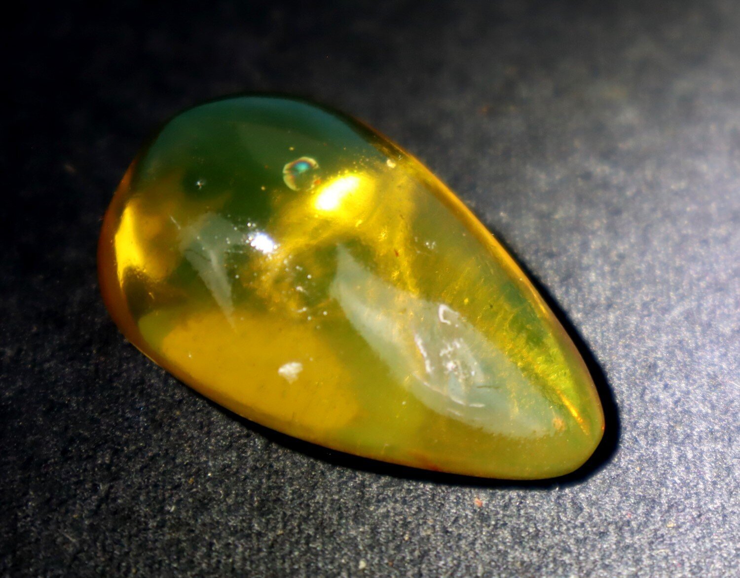 🦋 Natural Dominican Golden Amber with Preserved Organic Inclusion – 34mm 🦋 – photo 10