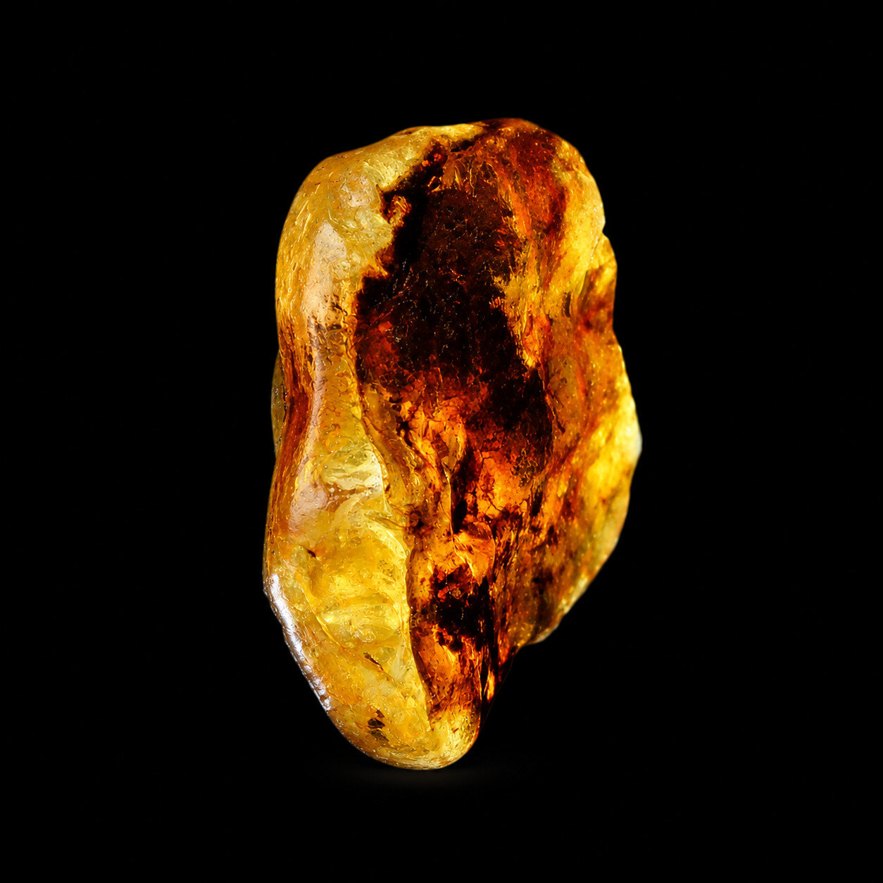 Genuine Sky Blue Dominican Amber Rough Specimen Chunk 65mm 28.9g – photo 9