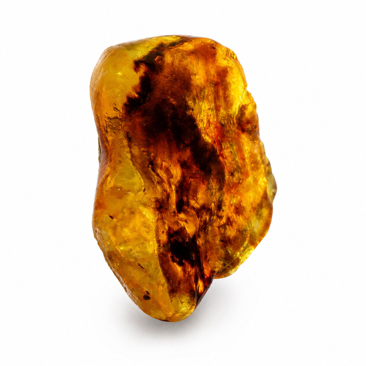 Genuine Sky Blue Dominican Amber Rough Specimen Chunk 65mm 28.9g – photo 12