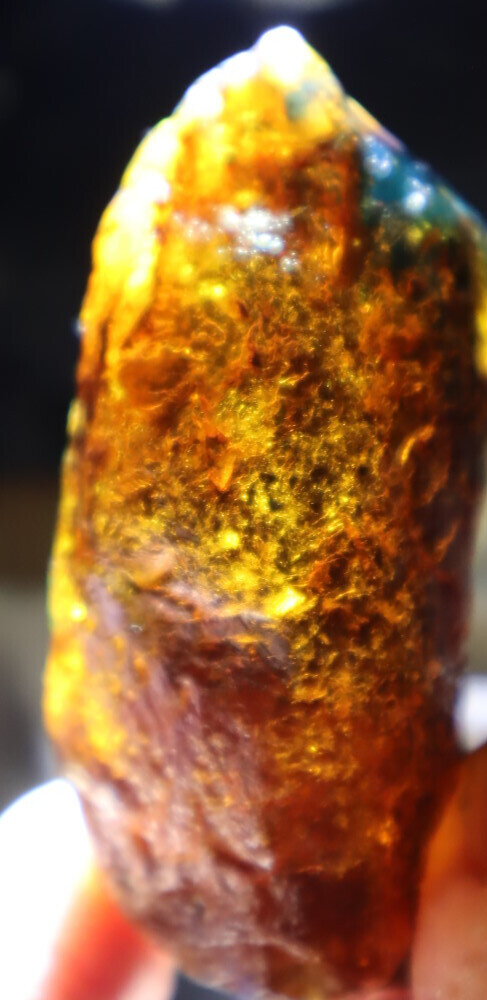 Charming Design Natural Dominican Clear Green Blue Amber Rough Specimen 70mm 36. – photo 8