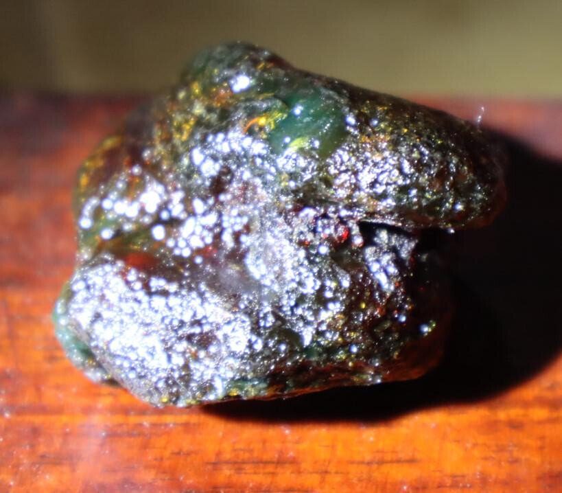 Excellent Natural Dominican Clear Deep Green Blue Amber Rough Specimen 39mm 13.5 – photo 10