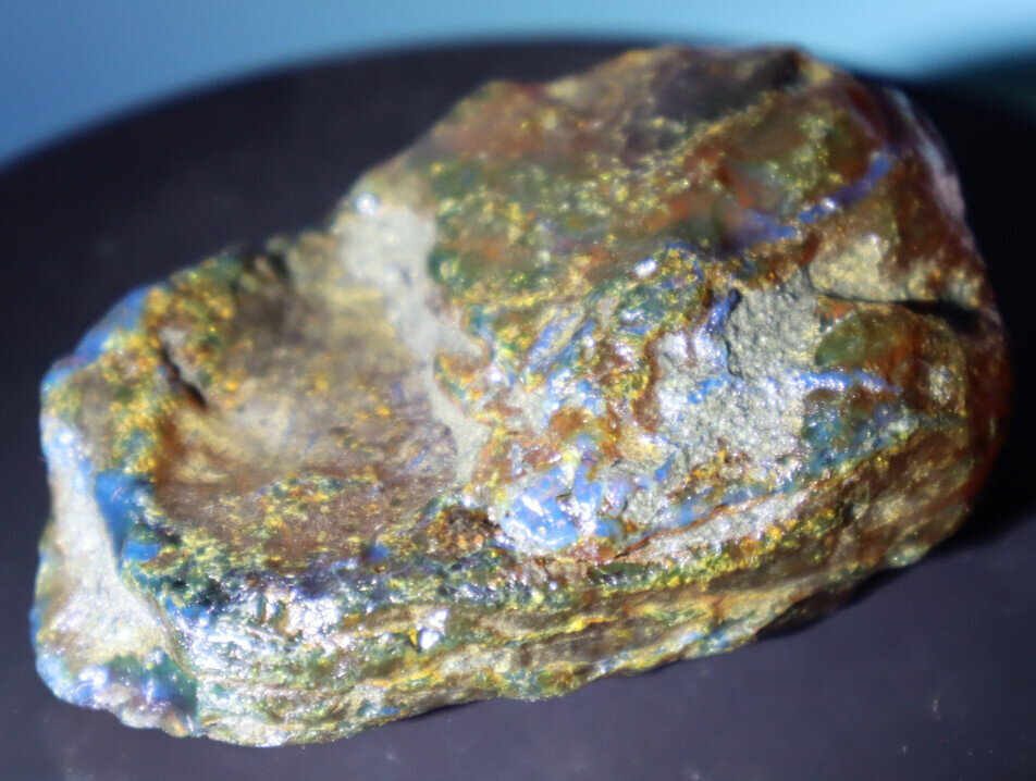 Impressive Natural Dominican Clear Green Blue Amber Rough Specimen 66mm 42.9g – photo 9