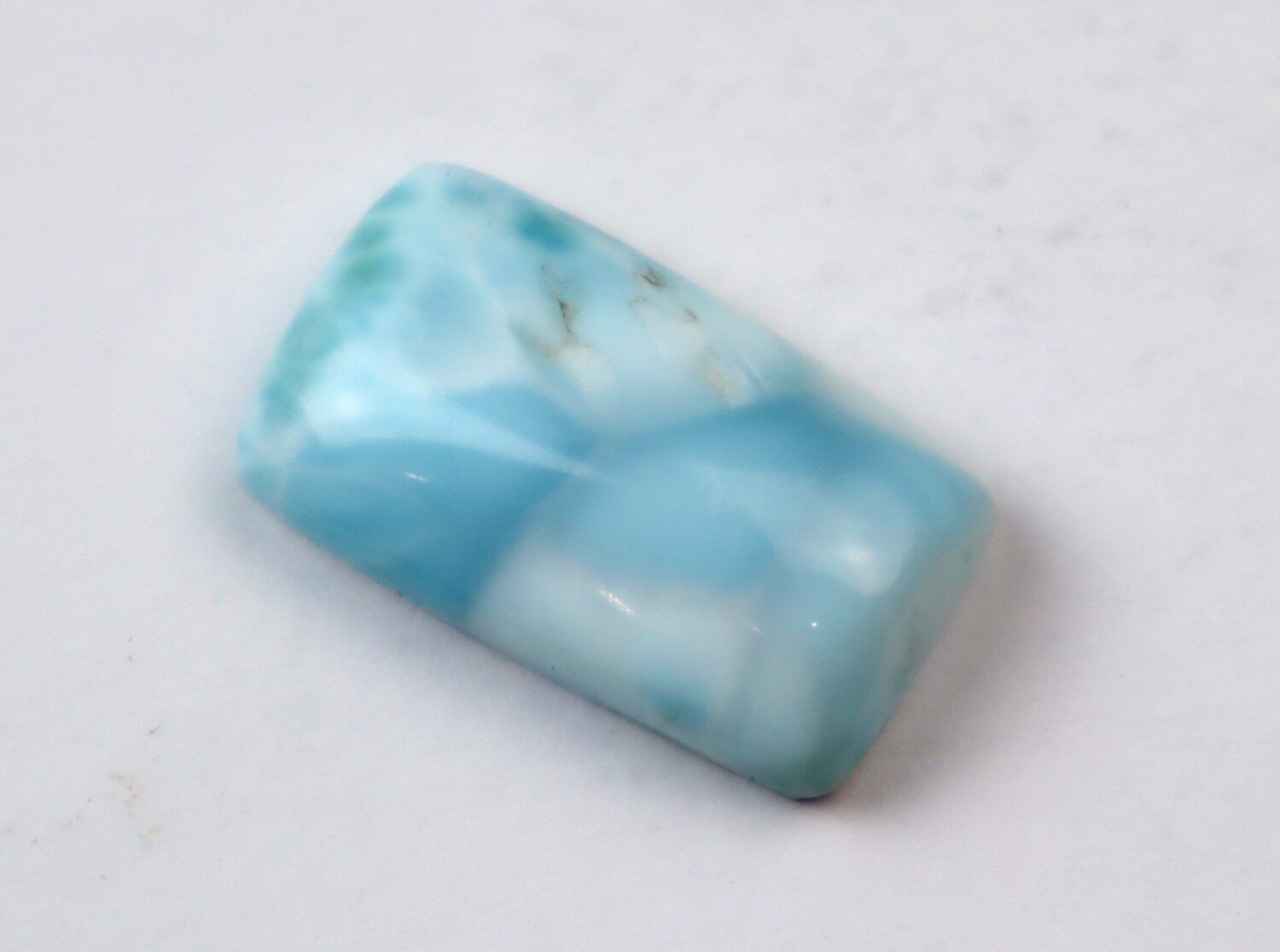 Charming Design Natural Sky Blue Larimar Cabochon 24mm – photo 4