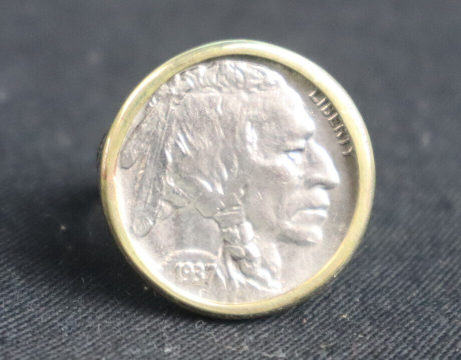 Iron Tail (Sioux), Two Moons (Cheyenne), and Big Tree (Kiowa) Coin Ring – photo 12