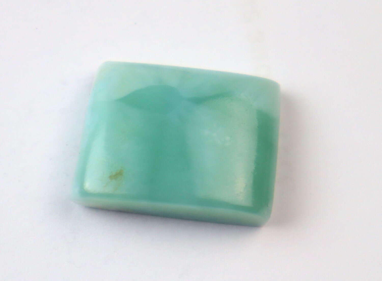 Beautiful Natural Green Blue Larimar Trapezoid Cabochon 22mm – photo 4