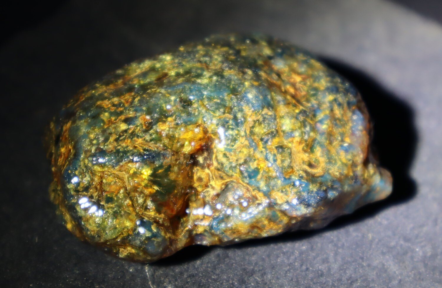 Natural Dominican Blue Green Amber Rough Specimen 51mm 30g Clear – photo 10