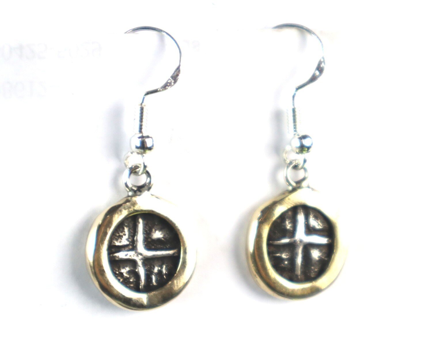 SPAIN COLONIAL PIRATE Atocha Shipwreck COIN .925 STERLING SILVER EARRINGS 1.3" – photo 10