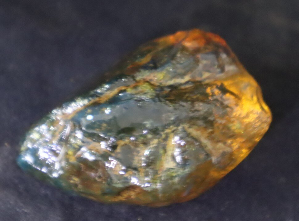 Excellent Nat. Dominican Crystal Clear Green Blue Amber Rough Specimen 50mm 18.5 – photo 11