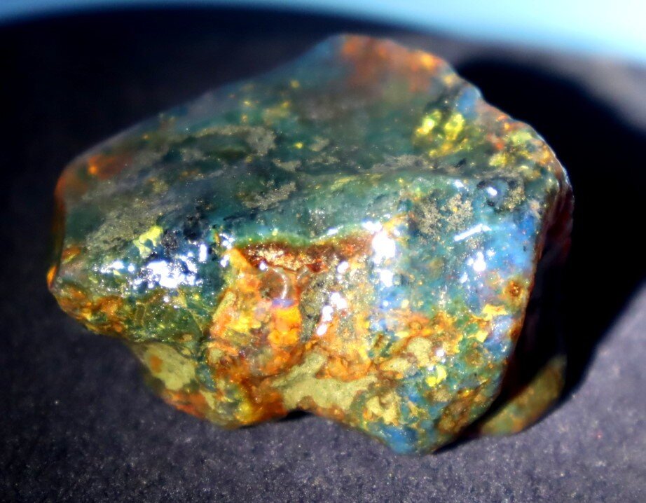 Charming Design Natural Dominican Clear Green Blue Amber Rough Specimen 50mm 26g – photo 7